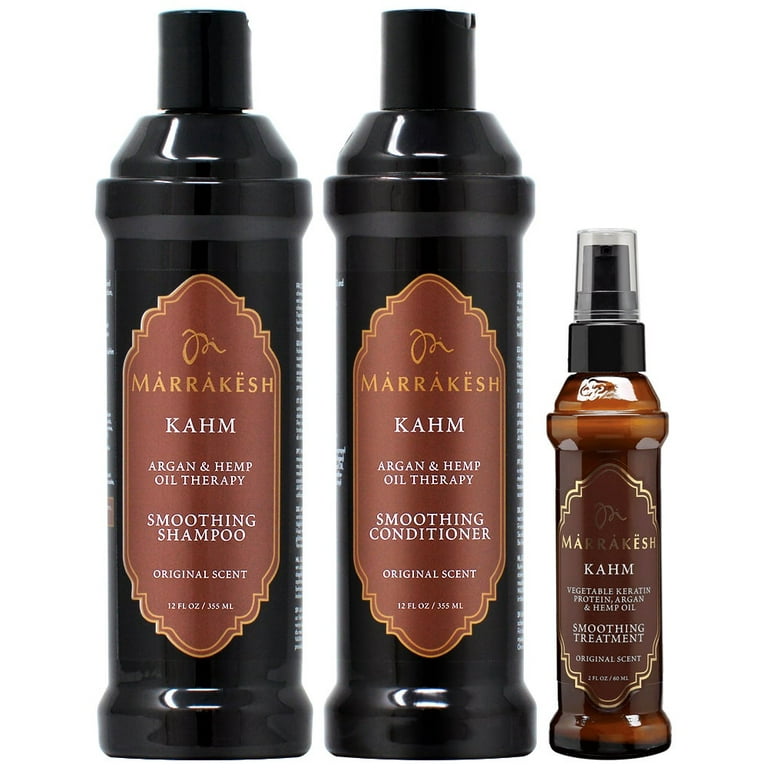 EARTHLY BODY Marrakesh Kahm Smoothing System Collection (Shampoo,  Conditioner and Treatment)