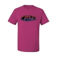 thumbnail image 2 of Red Blue and Black Ford Logo | Mens Cars and Trucks Graphic T-Shirt, Fuschia, Medium, 2 of 3