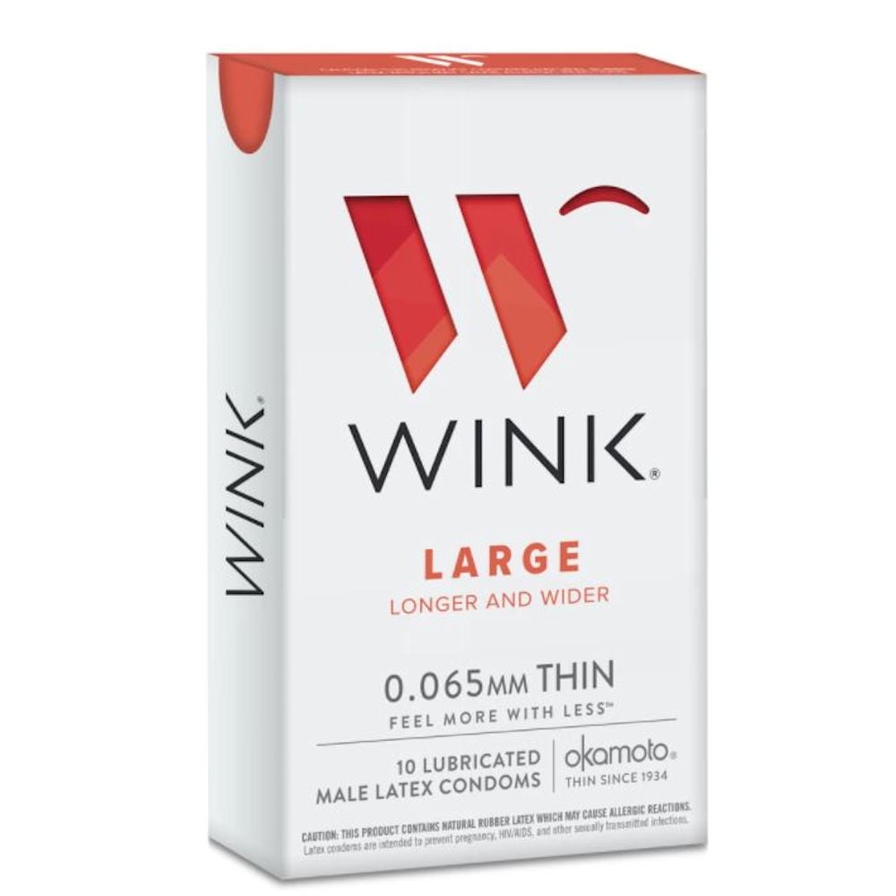 Wink Super XL Condoms - 10ct