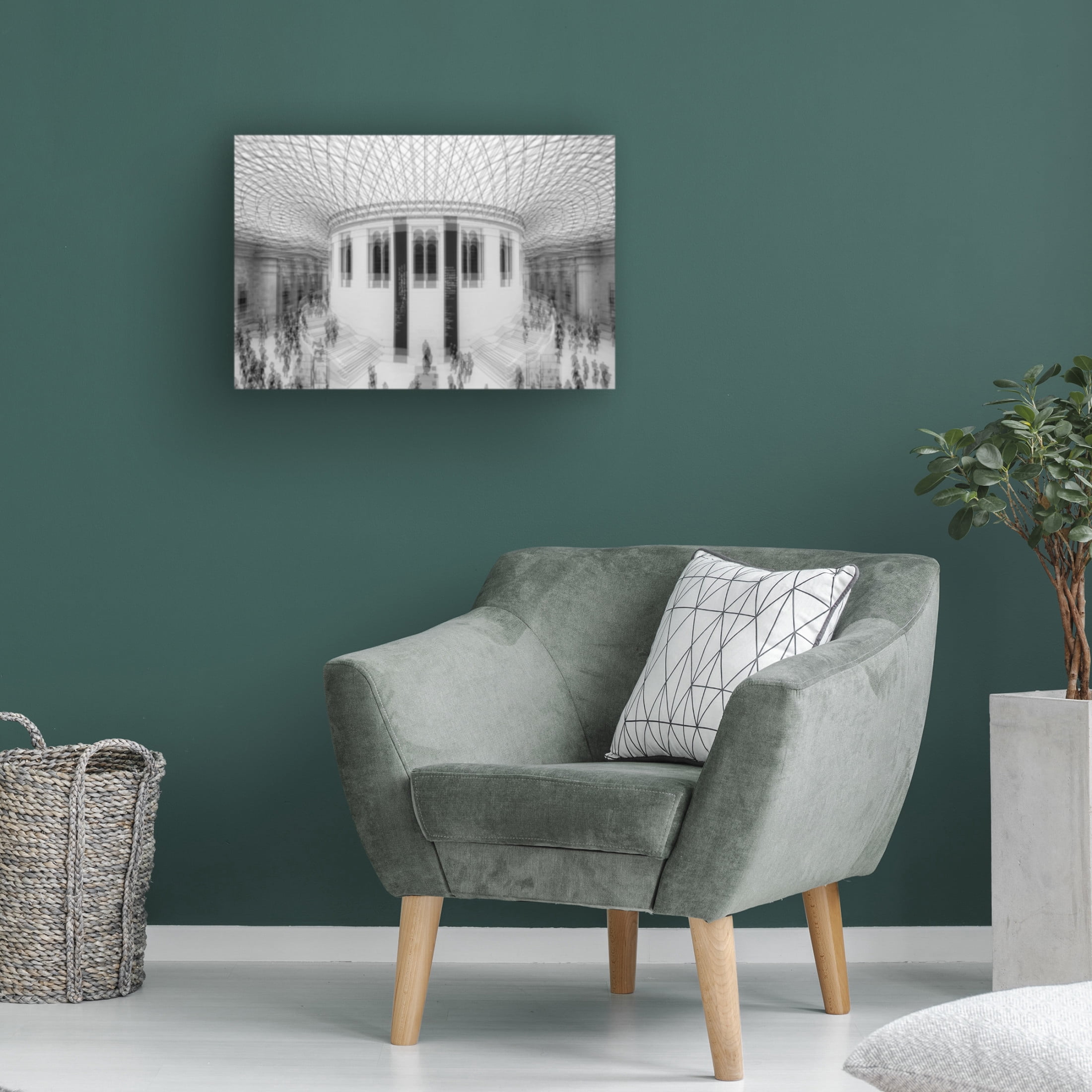 Trademark Fine Art Joshua Raif A Visit To The British Museum Canvas Wall Art