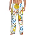 thumbnail image 1 of Fotbe Ducks and Anchors Pantalones de Pijama para Hombre, Pantalones de Dormir, Pantalones de Casa con Cintura Ajustable y Bolsillos-XX-Large, 1 of 6