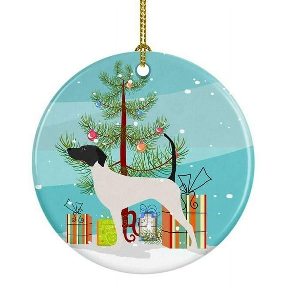 Carolines Treasures BB2913CO1 English Pointer Merry Christmas Tree Ceramic Ornament