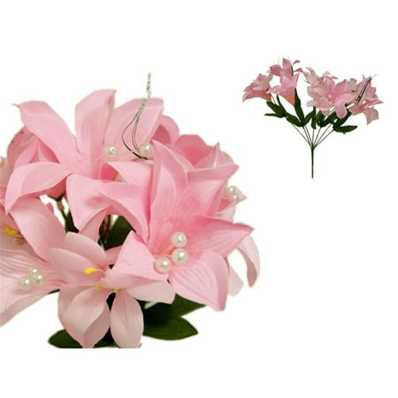 Classic White Lily - BalsaCircle 70 Tiger Lily Silk Wedding Flowers - DIY Home Wedding Party Artificial Bouquets Arrangements Centerpieces