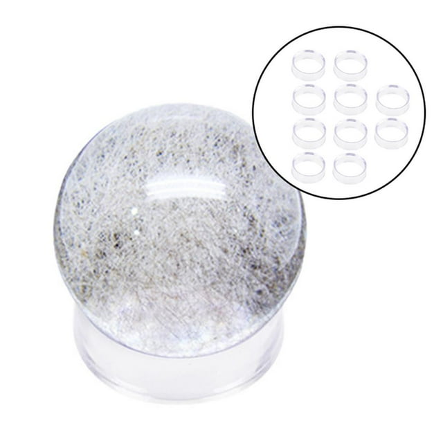 Base de Piedra de Los Mármoles de Cristal de Del Soporte de Exhibición de Acrílico 10 / Set , Pequeña CUTICAT soporte de bola de cristal