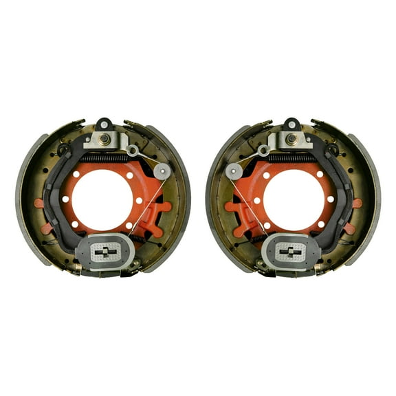 Right/Left Pair 10k Heavy Duty Trailer Axle Electric Brake Kit - 10,000 lb Capacity - 12.25" x 4"