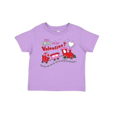 

Inktastic Will Choo Be My Valentine Valentine s Day Train Gift Toddler Boy or Toddler Girl T-Shirt