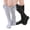 Gray+Black, variant on 3-12T Cotton Bowknot Ribbon Knee-High Sock for Kids Girls Princess Stockings (2 Pack)