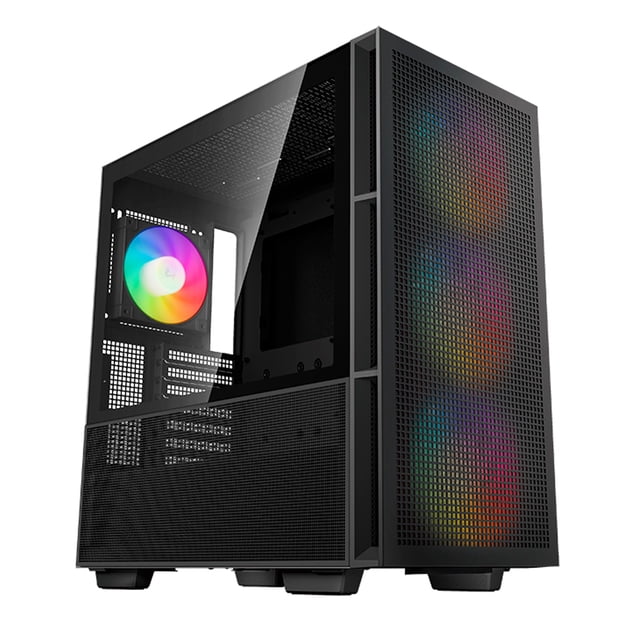 GABINETE DEEPCOOL CH560 E-ATX ARGB PANEL CRISTAL TEMPLADO NEGRO R-CH560-BKAPE4-G-1