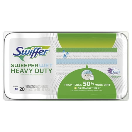 Swiffer Sweeper Wet Mopping Cloths Levender Vanilla Comfort 20 Swiffer Sweeper Wet Mopping Cloths Levender Vanilla Comfort 20 Count