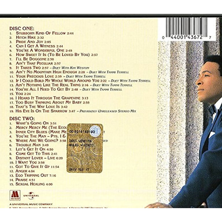 Motown, CD, Gold, Marvin Gaye, Music & Performance, 2CD Set