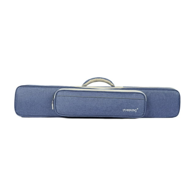 QualitChoice 3x4 Pool Cue Cas Lightweight Protector Pool Stick 1/2 Cue Cases Blue Case 75cm Jointed Blue 75cm