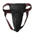 thumbnail image 1 of Siruishop Groin Guard Boxing Groin Protector Portable Practical Gear Breathable Black 72 to 104 cm, 1 of 7