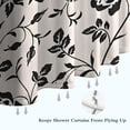 thumbnail image 6 of Pioneer Flower Floral Print Pattern Shower Curtain 72"x72" ,Bathroom Decorative Shower Curtains Set with 12 Hooks,Modern Waterproof Washable Shower Curtain, 6 of 6