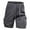 Gray, variant on ZZwxWA Cargo Shorts for Men Weekly Fashion Workwear Holiday Beach Clothing Printed Summer Male Trousers Sports Elastic Plus Size Short Pants Quick-Dry Oversize Shorts Casual Drawstring Pants