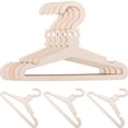 thumbnail image 1 of KONTONTY 5Pcs Light Brown Hanger For Baby Closet Organizer Non-slip Clothes Drying, 1 of 8