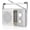White, variant on AM FM Radio with Best Reception, Portable Battery Operated Transistor Radios, Headphone Jack, AC Powered, Suit for Senior and Home, Black