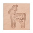 thumbnail image 2 of Wooden Carved Cookie Kitchen Gingerbread Press Stamp Embossing Mould for Baking Lovers, 2 of 7