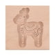 thumbnail image 1 of Molde de madera tallada para galletas, cortador de galletas de jengibre, prensa de galletas, molde de relieve con forma de cervatillo., 1 of 14