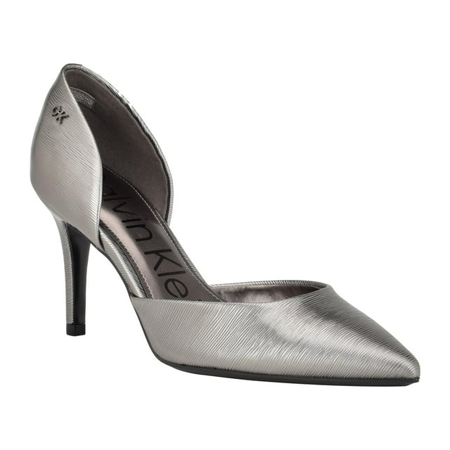 Zapatos Calvin Klein Gloria Pump antracita con punta puntiaguda 8.5