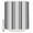 Grey, variant on Small Stall Shower Curtain 36x72 Inch Narrow Half Size Black Grey Stripe Bath Curtains Bathroom Decor Farmhouse Minimalist Striped Waterproof Fabric Shower Curtain Set with Hooks 36 Inch