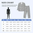 thumbnail image 6 of Bingfone Men'S Pajama Set 2 Piece Loungewear Pjs, Long Sleeve With Pajama Pants-Glittersilver, 6 of 9