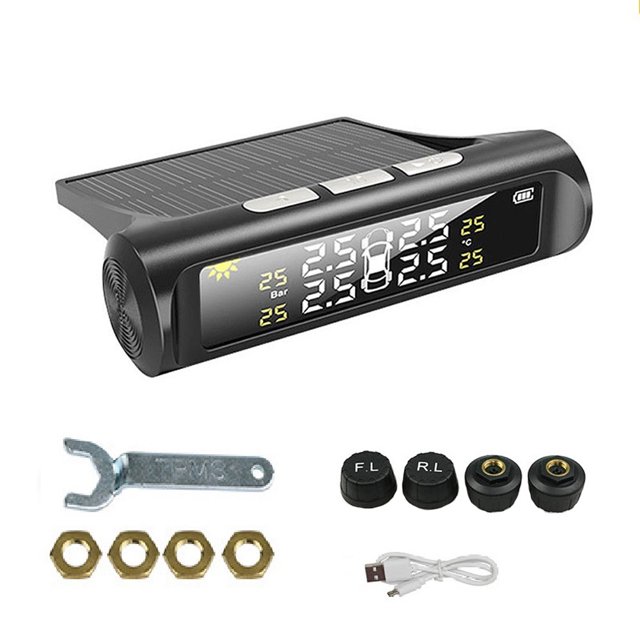 Monitor De Presión De Neumáticos De Coche Tmvgtek Accesorios para autos y motos