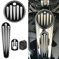 thumbnail image 3 of Fuel  Door Cover Dash Insert Cover Motorcycle Ignition  Motorcycle Accessory Fuel  Door &amp; Dash Insert &amp; Ignition  Kit Stripe Style Fit For FLHX / FLHT / FLTR / FLHTCUTG, 3 of 8
