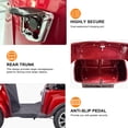 thumbnail image 6 of Xlluproid Heavy Duty 4-Wheel Mobility Scooterfor Seniors & Adults,Powerful 1000W Brushless Motor,500 lbs Capacity,38 Miles 3-Speed Long Range,All Terrain Mobility Scooter with Lockable Trunk,Red, 6 of 8