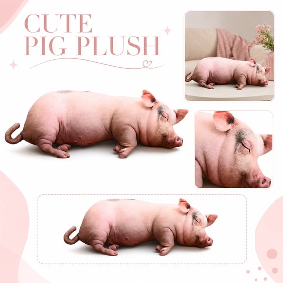 Pig Stuffed Animal Mini Pig Toys Soft Stuffed Pig Cute Stuffed Animal for Student Toddlers Plush Stuffed Animals Nursery Decor Birthday Gift 1 Pack