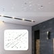 thumbnail image 5 of Pegatinas de pared de meteorito 3D Naiovety dorado espejo con película protectora, 5 of 6