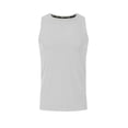 thumbnail image 2 of pstuiky Camisetas sin mangas para hombre, Camiseta deportiva corta sin mangas con cuello redondo y elástica de color liso para hombre Camisas de hombre s, 2 of 6