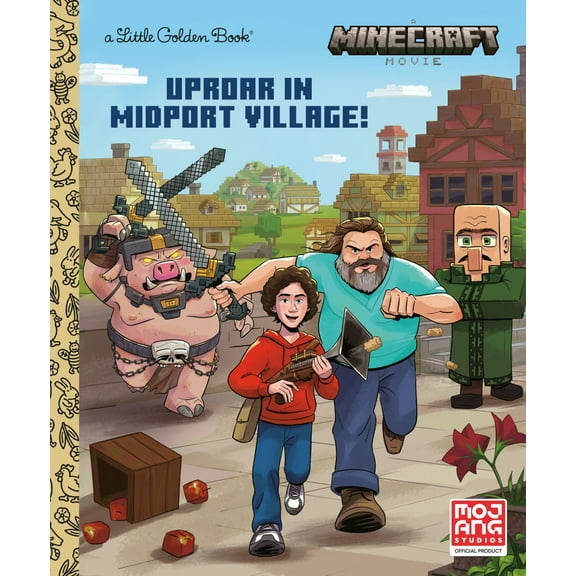 Uproar in Midport Village (a MINECRAFT MOVIE) (Hardcover)
