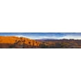 thumbnail image 2 of Lord, Fred 24x8 Black Ornate Wood Framed with Double Matting Museum Art Print Titled - UT, Arches NP Sunset at Fiery Furnace Overlook, 2 of 4