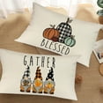 thumbnail image 2 of Guanhe 2Pcs Pillowcase Thanksgiving Decorations Clearance Decorative & Throw Pillow Covers for Indoor Outdoor Living Room Sofa Patio Funiture Garden, 2 of 6