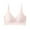 Pinks, variant on LLYwey Bras for Women Wirefree Women's Sports Bra Without Underwire Solid Color Push up Bra Big & Tall Size Nylon Sport Bra Style LW-291 Green M