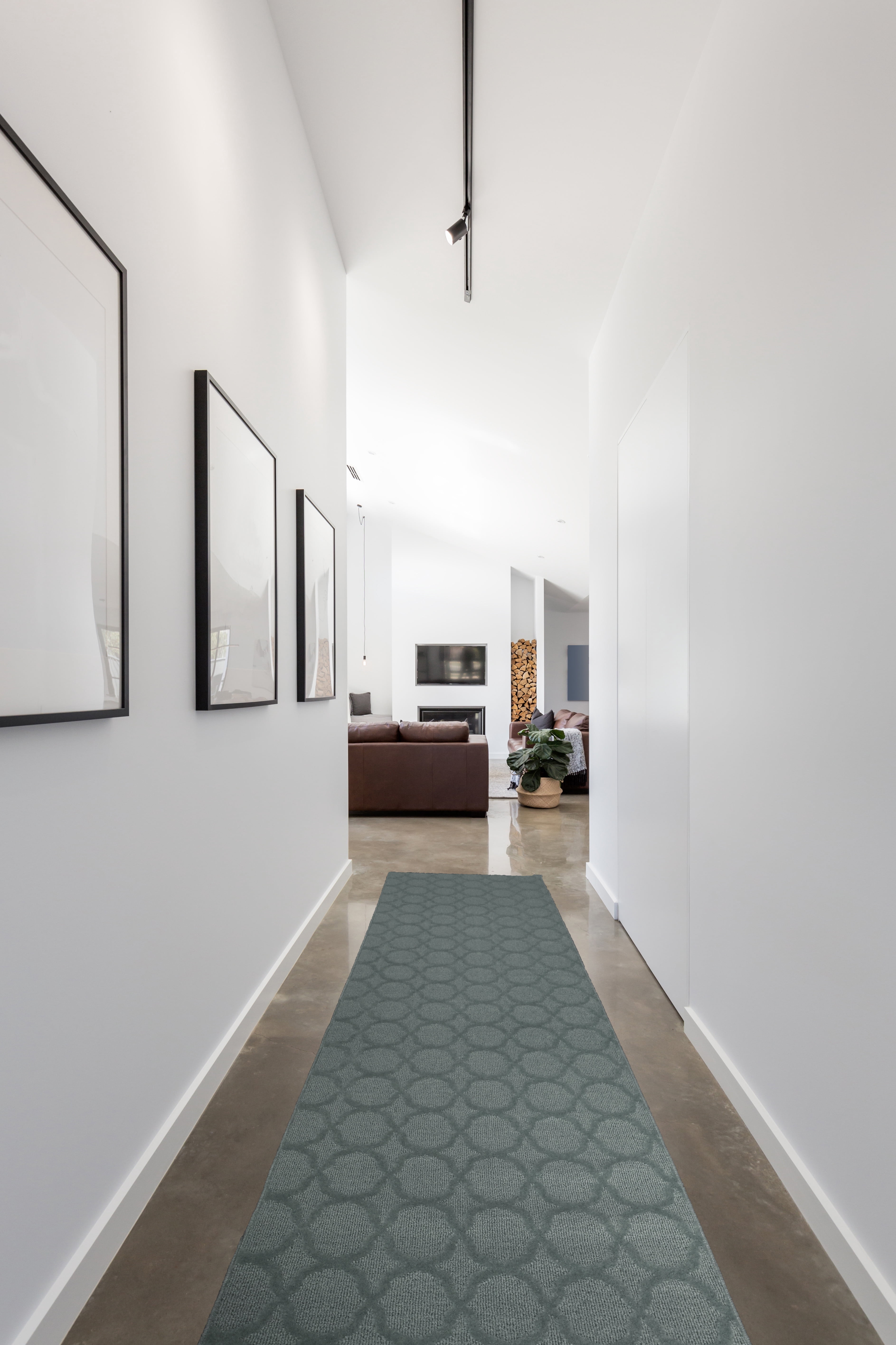 Garland Rug Sparta Sea Foam Indoor Runner Rug, 3' x 12'