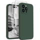 thumbnail image 2 of FireNova Funda diseñada para iPhone 15 Pro, funda de silicona mejorada [protección de cámara] con [2 protectores de pantalla], forro interior de microfibra suave antiarañazos, 6,1 pulgadas, verde alpi, 2 of 4