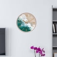 thumbnail image 1 of Reloj de pared sin tictac de 30 cm, números arábigos que funcionan con pilas, reloj de , relojes clásicos para oficina, mitorio, Oro perfecl reloj de pared silencioso, 1 of 7