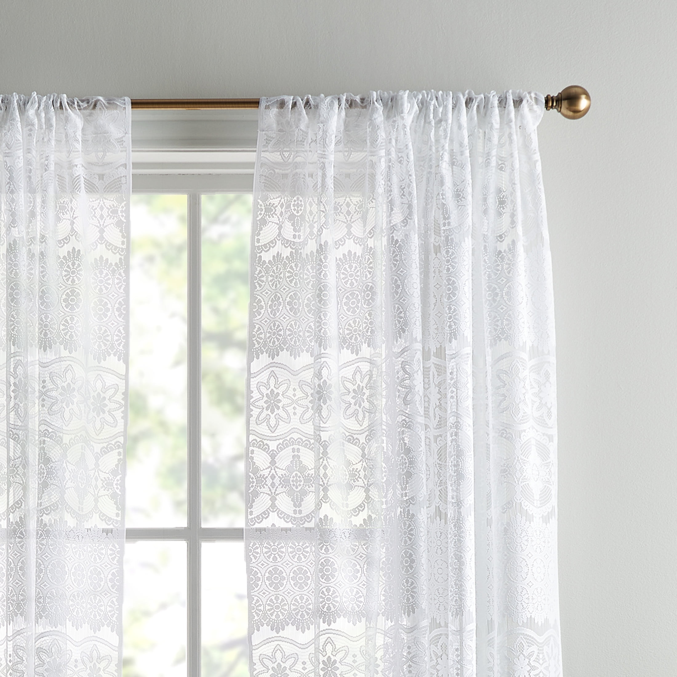 Lumignon ♥ white lace sheer long op Lumignon white lace sheer long op
