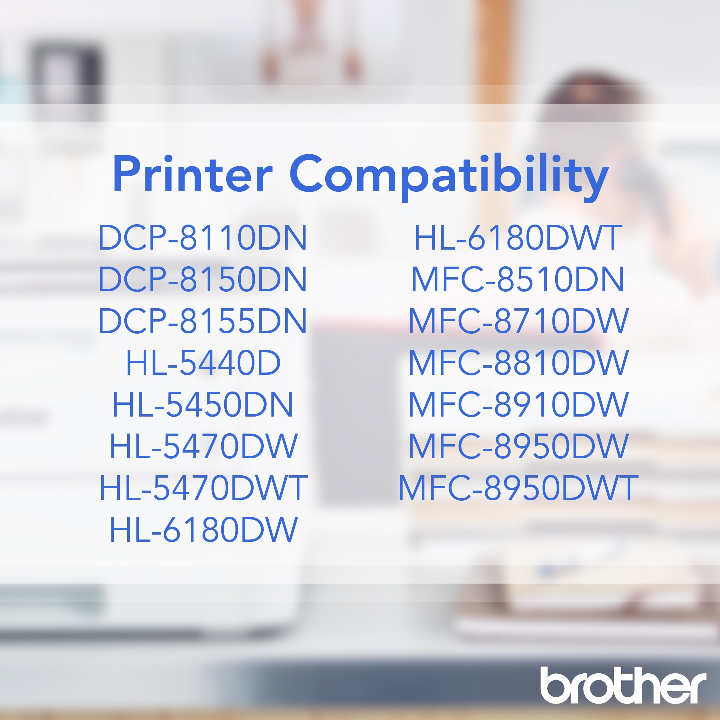 Brother Genuine High-yield Black Printer Toner Cartridge, TN7502PK