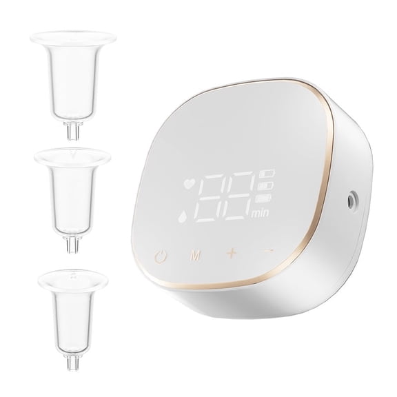 Electric Nipple Inverted Corrector Sunken Short Nipples Sucker Correction Puller Breastfeeding Pump LED Touch Screen Rechargeable PortableNipples3Corrector - white