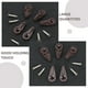 thumbnail image 3 of BRIGHTFUFU 50 Uds Clips de retenedor de vidrio Clip de retenedor de vidrio de repuesto Clip de espejo de puerta de gabinete para puertas de gabinete ventanas y espejos, 3 of 7
