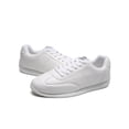 thumbnail image 3 of UKAP Chaussures de Cheerleading pour Hommes Lacets Espadrilles de Danse Bout Rond Entraîneur d'Entraînement Décontracté Blanc 7.5, 3 of 9
