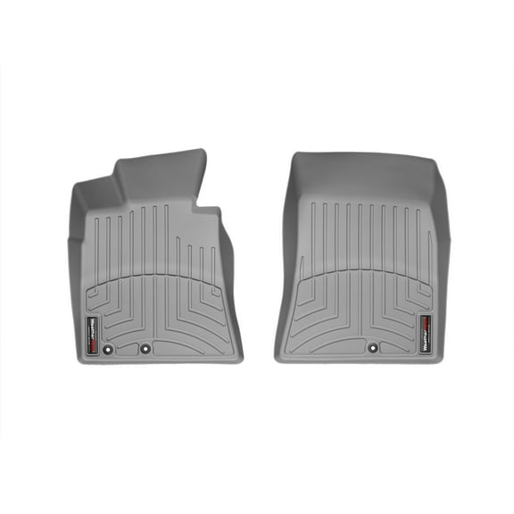 WeatherTech Custom Fit FloorLiners compatible with 2011-2014 Hyundai Genesis - 1st Row (Driver & Passenger), Grey
