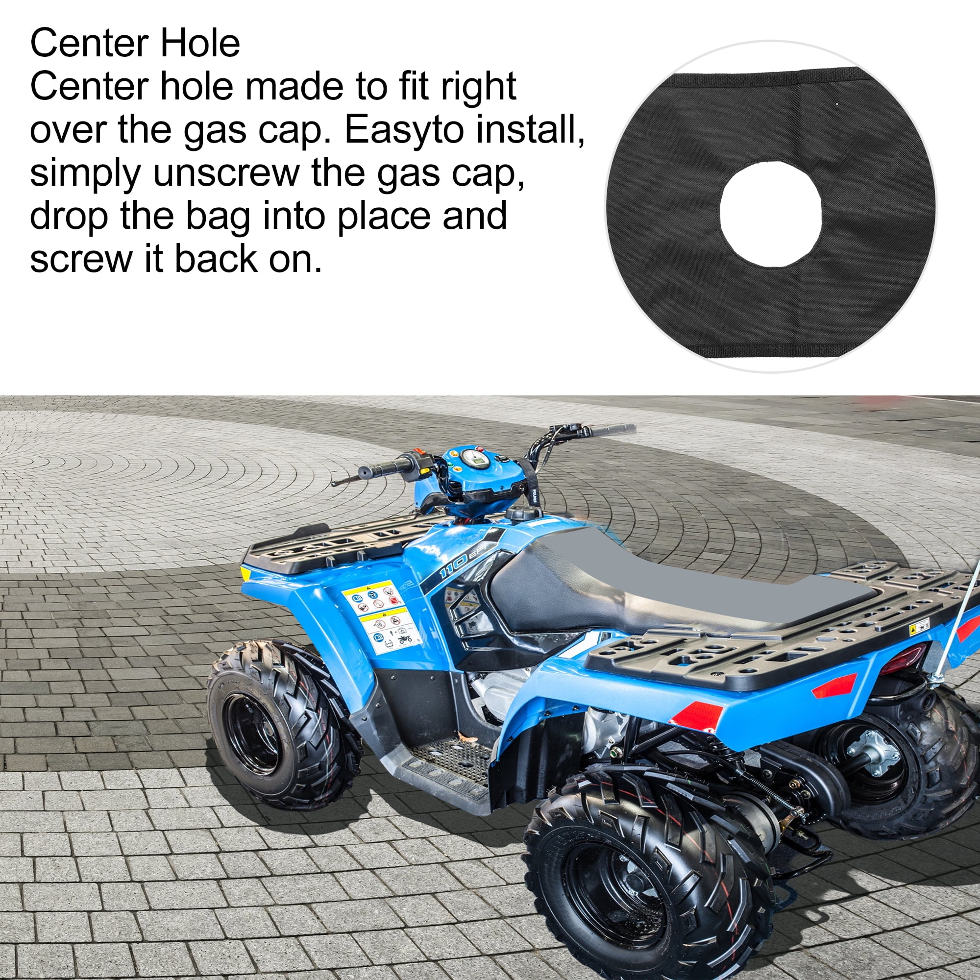 Unique Bargains ATV 4-Wheeler Saddlebags Cargo Pouch Storage UTV Motorcycle Tank Bag