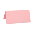 thumbnail image 1 of Unique Bargains Table Name Place Cards,50pack Favor Decor Foldable Blank Card, Pink, 1 of 5