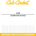 thumbnail image 4 of CUB CADET KM-49019-0032 Fuel Filter Tank M60 M72 Z48L Z54L 5254E 7252 7254 365L, 4 of 7