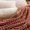 Burnt Umber, variant on Luxury Soft Fleece Blanket Queen Size, No Shed No Pilling, 380GSM Fluffy Cozy Throw Blankets for Bed, 90"x90", Lightweight Warm Bedding for Home Decor, Ideal Gift for Women, Sharkskin