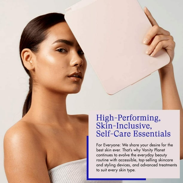 Blushly super slim led lighted folding vanity mirror deals