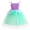 thumbnail image 3 of Little Girls Princess Dress Birthday Party Dress Halloween Cosplay Outfits for Kids 3-8 Years, 3 of 8